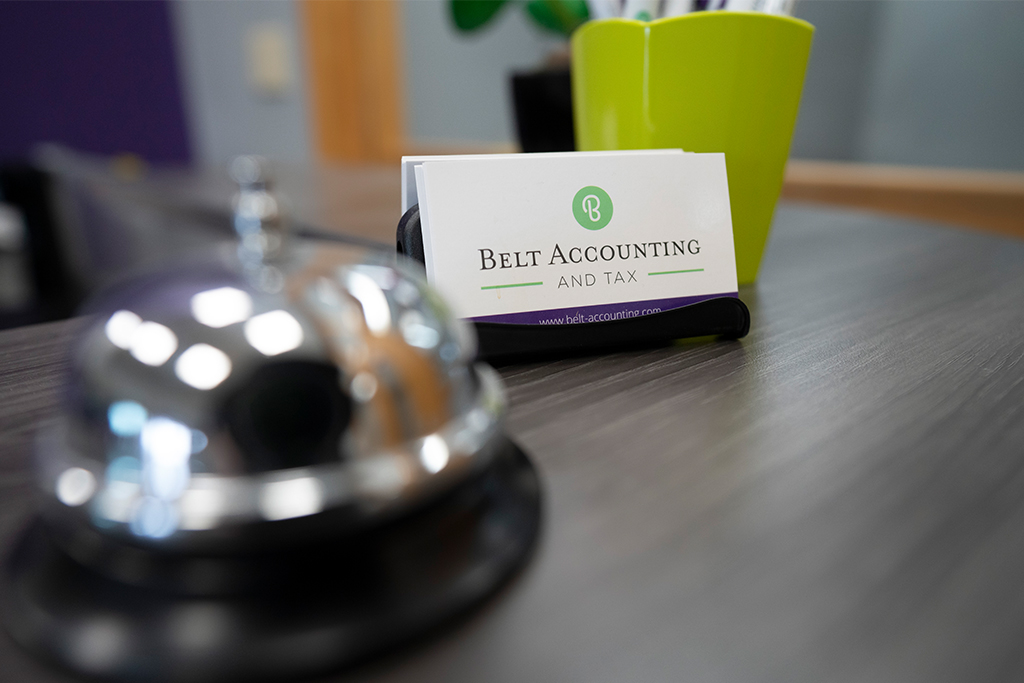 Belt Accounting business cards